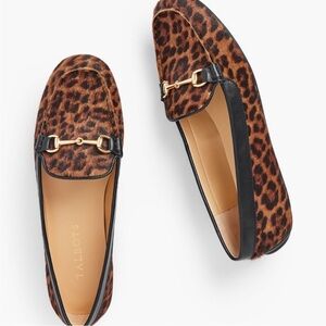 NEW! Talbots Everton Horsebit Leopard Driving Moccasins. 11M. $129!